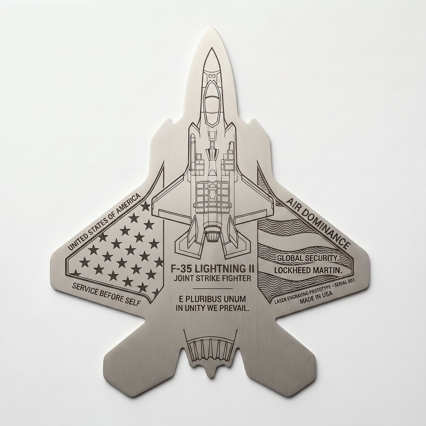 ✈️F-35 Lightning II Fighter Alien Commemorative Coin🔥,🌟 US Air Force Military Collection Commemorative Medal, 🌟Metal Relief Enamel Craft, Military Fans Gift🎁