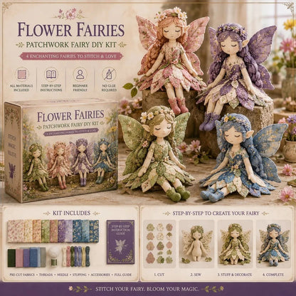 🧚🏻‍♀️💝LAST DAY 59% OFF🧵Fairy Patchwork DIY Collection