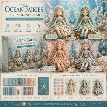 🧚🏻‍♀️💝LAST DAY 59% OFF🧵Fairy Patchwork DIY Collection