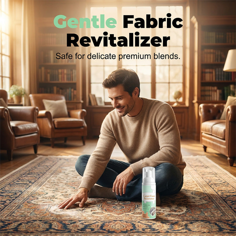 Waterless Carpet Foam Stain Remover with Towel