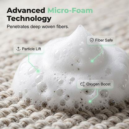 Waterless Carpet Foam Stain Remover with Towel