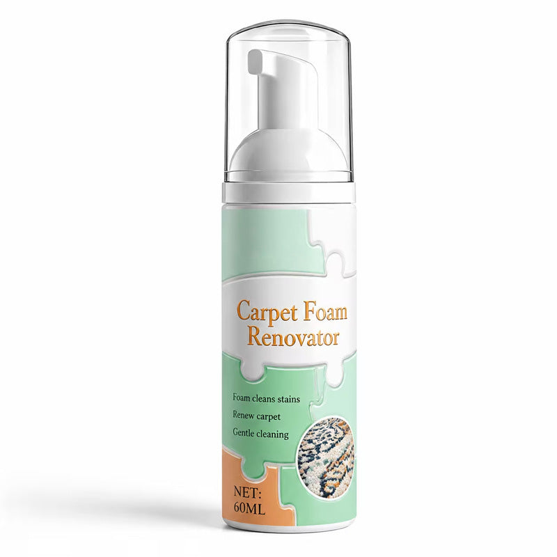 Waterless Carpet Foam Stain Remover with Towel
