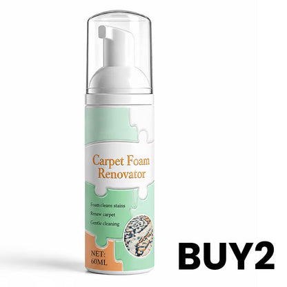 Waterless Carpet Foam Stain Remover with Towel