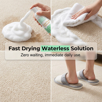 Waterless Carpet Foam Stain Remover with Towel